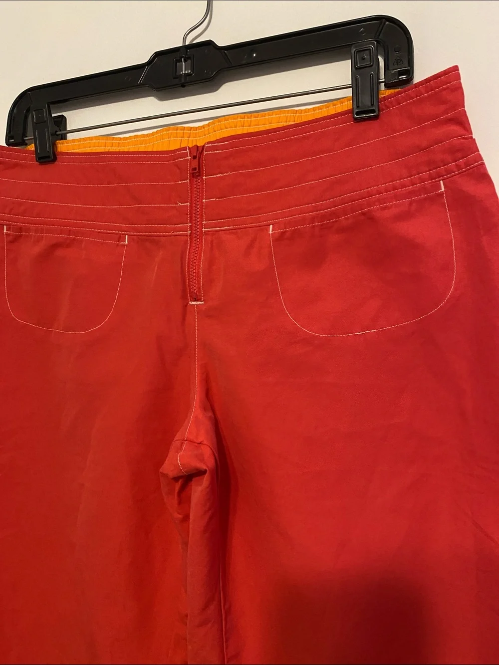 Nike Vintage Coral Capris with Orange Cuff, like new.